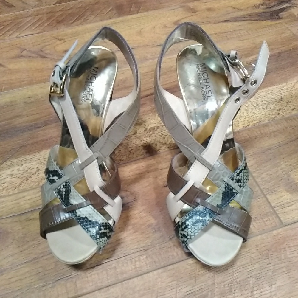 Michael Kors high heel shoes open toe